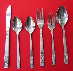 Fleur De Lis CUS3 modello set 6 pezzi posto di Customcraft acciaio inox Taiwan - Foto 1 di 12
