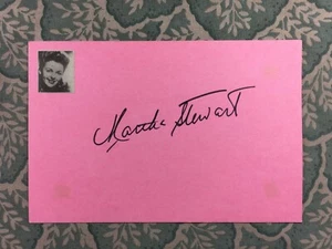 Martha Stewart - The Alfred Hitchcock Hour - In a Lonely Place - Autografiado 1988 - Imagen 1 de 2