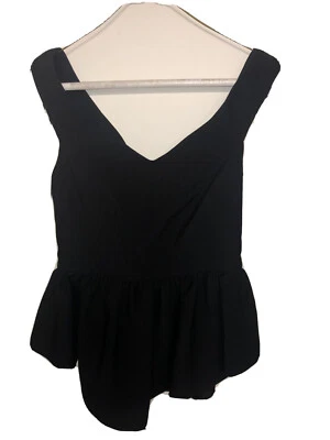 Camisa/blusa camafeo para mujer talla S negra Foto 1 de 4