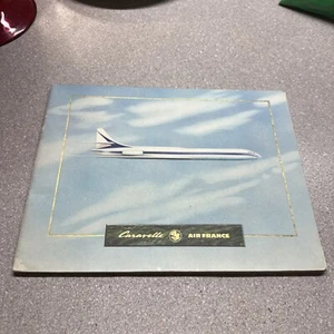Vintage Air France Caravelle Werbeprospekt - Bild 1 von 23