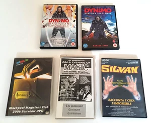 JOB LOT BUNDLE OF MAGIC DVDs & VIDEO - Dynamo, Paul Daniels, Silvan Magic Tricks - Picture 1 of 1