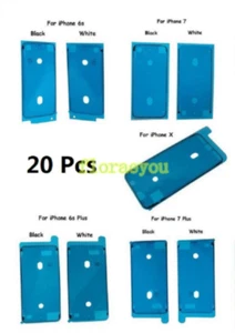 20x Cinta adhesiva resistente al agua con bisel de marco OEM para iPhone 6s 7 7P 8 8P X - Imagen 1 de 8