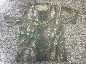 Realtree Hardwood Camo Shirt Mens XXL Short Sleeve Y2K Baggy - Picture 1 of 7