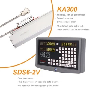 SDS6-2V 2-Axis Digital Readout DRO And Ka300 Linear Scale 70-1020mm - Picture 1 of 17