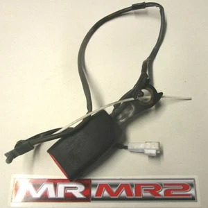 Toyota MR2 MK2 Revision3 Typ Fahrer Seite schwarz Sicherheitsgurtschnalle & Halterung - RH - Bild 1 von 3