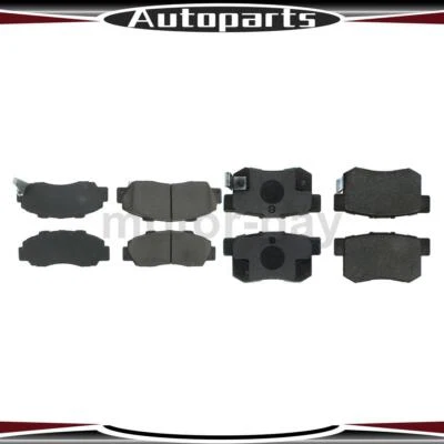 Conjunto de pastilhas de freio a disco dianteiro traseiro para Honda Accord 1991 1998 1999 2000 2001 2002 - Imagem 1 de 4