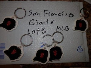 San Francisco Giants Key chain lot (5)  NEW VTG 1993 90's rubber keychain Lot B - Picture 1 of 12