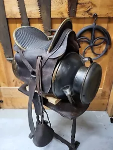1859 Antique McClellan Civil War Officer's Saddle - Picture 1 of 21