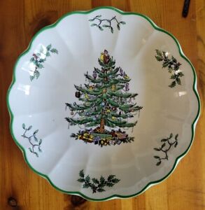 Spode Christmas Tree Plate S3324-A4 vintage