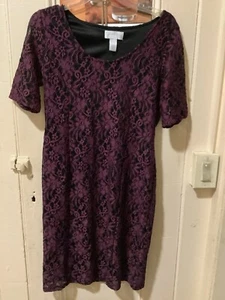 Abito premaman Jessica Simpson vintage nero e marrone. - Foto 1 di 3