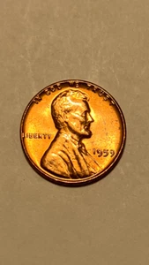 1959 kein Münzzeichen selten rotton Lincoln Penny - Bild 1 von 3