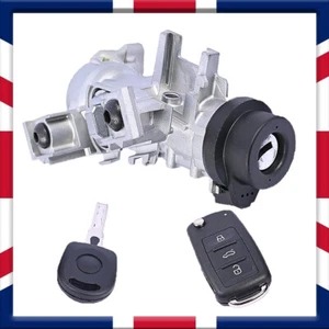 IGNITION BARREL STARTER SWITCH FOR SEAT LEON 2010-2013 FOR VW SCIROCCO 2008-2017 - Picture 1 of 7