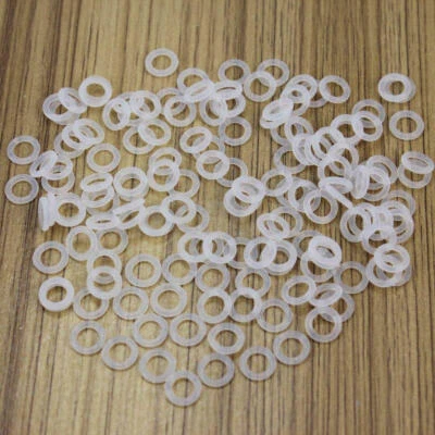 120pcs White Keyboard Keycap Rubber O-Ring Dampeners Cherryy MX Key Cap - Image 1 of 4