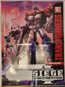 Transformers TCG Autobot Poster Assedio I Guerra per Cybertron Trilogy Gioco di Carte - Foto 1 di 1