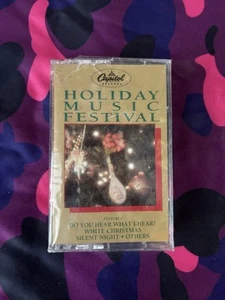 Holiday Christmas Music Festival Capitol Records 1993 CEMA Cassette NEW SEALED - Picture 1 of 2