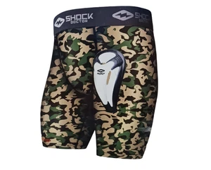 Shock Doctor Core Kompressionsshorts Herren M (32-34) + BioFlex Cup L (34-36) Camouflage - Bild 1 von 7