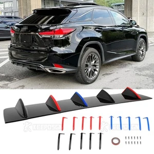 Shark Fin Rear Diffuser Bumper Spoiler Lip Splitter For Lexus RX300 RX330 RX350 - Picture 1 of 14