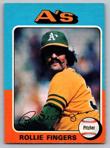 1975 O-PEE-CHEE #21 ROLLIE FINGERS A'S - Picture 1 of 3