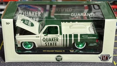 M2 MACHINES CHASE 1973 CHEVY CHEYENNE 10 SQUAREBODY QUAKER STATE 1:24 - Image 1 of 4