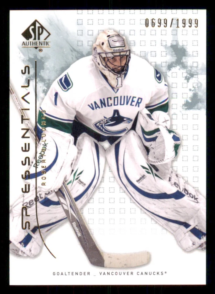 2009-10 SP Authentic #146 Roberto Luongo ESS /1999 - Image 1 of 2