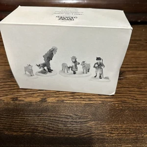 Dept 56 ALPINE VILLAGE Accessori Heidi & Her Goats Set di 4 #56201 Scatola Come Nuova!! - Foto 1 di 4