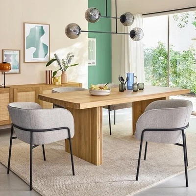 La Redoute  Vova Dining table for 6/8 people, solid oak. 260 x 90cm RRP £940 - Image 1 of 4