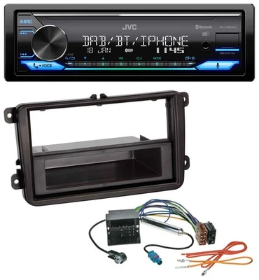 JVC Bluetooth DAB USB MP3 Autoradio für VW Caddy Golf V VI Jetta ab 03 - Bild 1 von 4