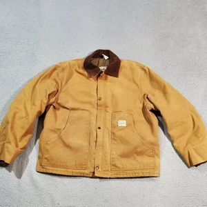Walls Mantel Jacke Herren XL braun Blizzard Pruf Duck Canvas Cord Kragen Chore - Bild 1 von 24