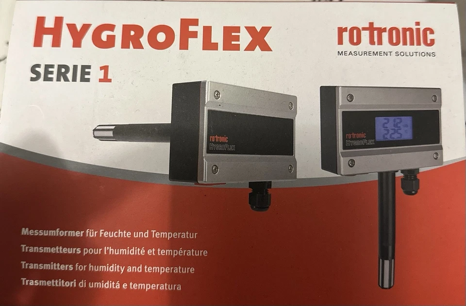 ROTRONIC HYGROFLEX Hygroclip SC05 |  Messumformer für Feuchte,Temperatur&Taupkt. - Image 1 of 4