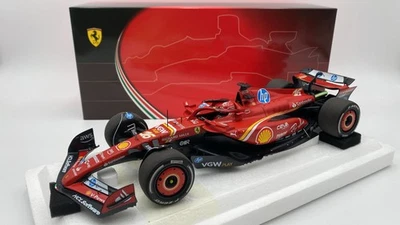  BBR241816C BBR Ferrari SF-24 C. Leclerc Winner Monaco GP 2024 1/18 - Immagine 1 di 4