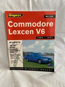 Holden Commodore Lexcen V6 Car Repair Manual 1988 to 1991 in Good Condition - Picture 1 of 4