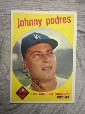 1959 Topps Set-Break #495 Johnny Podres como nuevo o mejor Foto 1 de 2