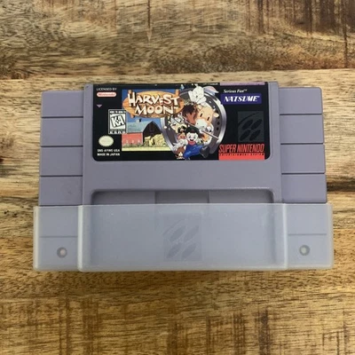 Harvest Moon Super Nintendo (SNES) Auténtico, Probado, Solo Cartucho Foto 1 de 2