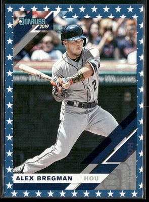 2019 Donruss Alex Bregman Independence Day #182b Houston Astros - Image 1 of 2