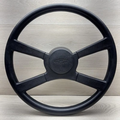 1988-1994 Chevrolet GMC Silverado C/K Chevy Black  Steering Wheel - Image 1 of 4