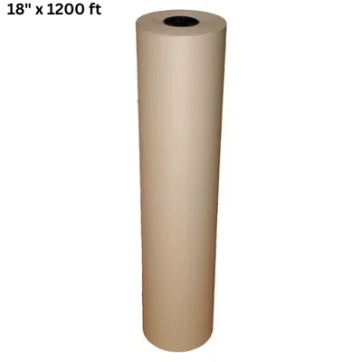 Newsprint Paper Gray 18" x 1200 ft Roll Moving Void Fill Packaging Wrapping - Image 1 of 4
