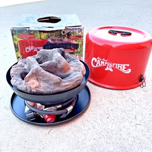 Camco Big Red Portable Olympian Campfire Pit 58035 Outdoor Camping - Picture 1 of 7