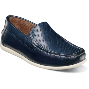 Mocasín veneciano Florsheim niño jaspe perf veneciano Jr sin usar, en caja, punta azul marino 10 M - Imagen 1 de 6