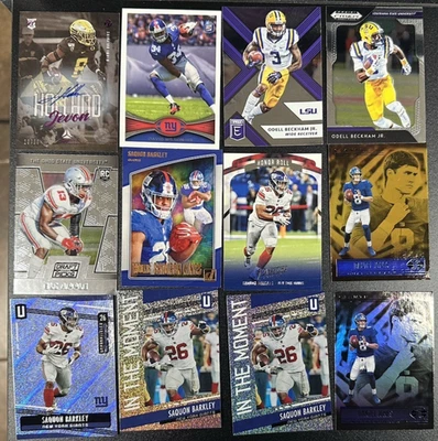 Lote de 59 tarjetas Jevon Holland 1989-2024 Giants auto 10/10 Barkley Jones Rookie Insert Foto 1 de 4