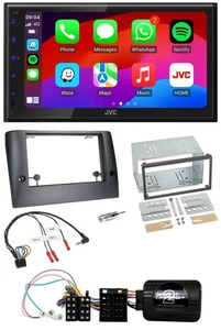 JVC Bluetooth USB Lenkrad 2DIN DAB Autoradio für Fiat Stilo 2005-2007 - Bild 1 von 12