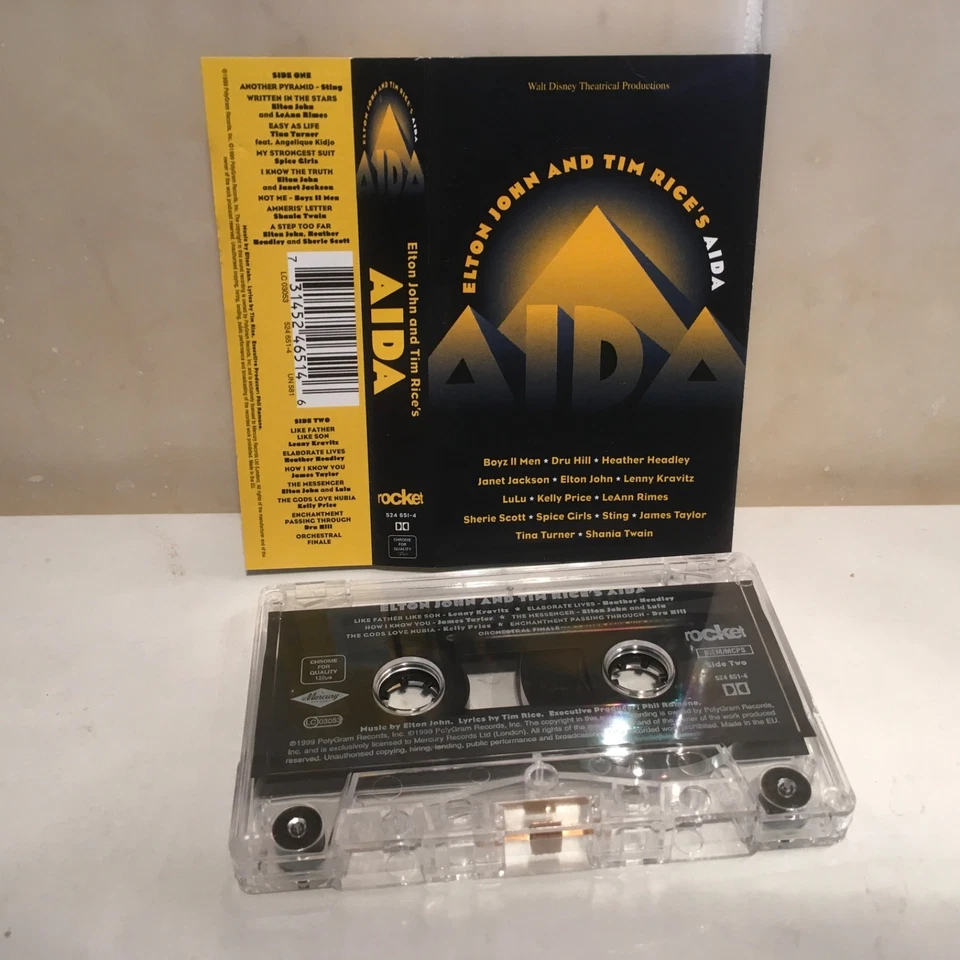 Elton John And Tim Rice's Aida (1999 Concept Album) Cassette - Image 1 of 1