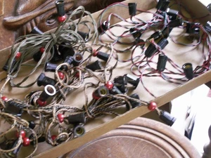 6 antike C7 Weihnachtslichterketten 3 Noma 3 nicht sicher kostenloser Versand - Bild 1 von 17