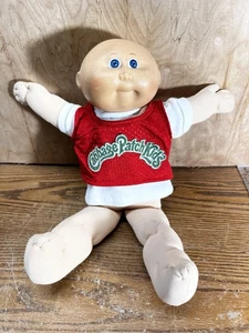 Camiseta deportiva de fútbol americano 1984 Cabbage Patch Kids Doll Boy Calv Blue Eyes Xavier R. #55 - Imagen 1 de 7