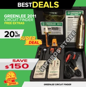 GREENLEE 2011/00521 FINDER CIRCUIT SEEKER, DISPLAY, FREE THERMO, FAST SHIP - Picture 1 of 11