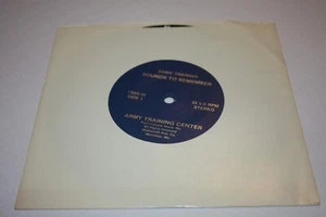 U.S. ARMY BASIC TRAINING CENTER SOUNDS TO REMEMBER FORT LEONARD MO 7" at 33 1/3 - Picture 1 of 5