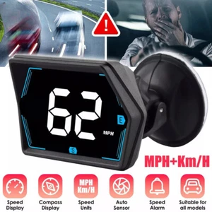 Universal Car Digital GPS Speedo Speed MPH KMH HUD Head Up Display Speedometer - Picture 1 of 20