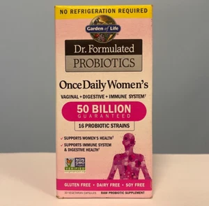 Garden of Life Dr. Formulated Women's Probiotics 50 Billion CFU 30 Caps 03/2026 - Picture 1 of 4
