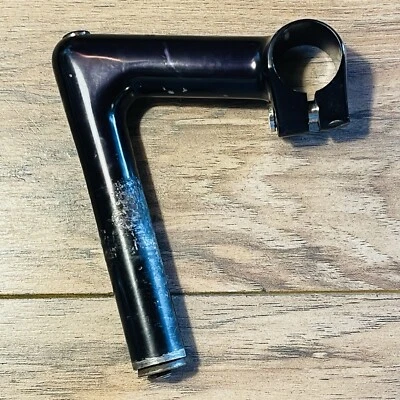 Vintage Cinelli 1A Quill Road Stem Black Wing Logo 1-inch 22.2 90 26.4 - Image 1 of 4