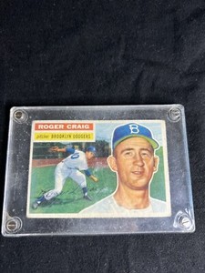 1956 Topps Roger Craig Rookie Brooklyn Dodgers #63 C26