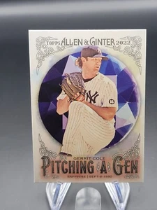 2022 Topps Allen & Ginter Gerrit Cole Pitching a Gem #PAG-25 - Picture 1 of 2